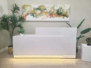 Encuentre un Mostrador de Recepción Rectangular de Madera Moderna Similar a Icon, para Hoteles y Oficinas, Muebles Comerciales Ecológicos y Duraderos - Product Image 5