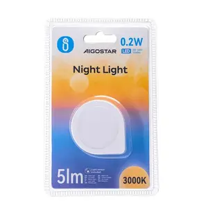 Luz nocturna LED con sensor crepuscular, bajo consumo, ajuste automático de brillo y apagado, ideal para conducir en la oscuridad. - Product Image 3