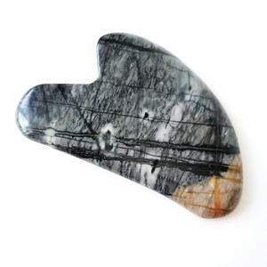 Popular vender Picasso Jasper guasha herramienta de forma de corazón, buena para <span class=keywords><strong>la</strong></span> salud punta guastone - Product Image 4