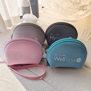 Organizadores de Maquillaje Impermeables de Neopreno al por Mayor, Bolsas de Belleza Portátiles con Cierre y Correa para la Muñeca para la Escuela, el Trabajo y el Fin de Semana - Product Image 4