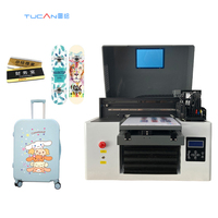 Máquinas de prensa de calor de tamaño 3360/9060 A3 Mini Plotter Impresora plana UV Xp600 Impresora de inyección de tinta con cabezal de impresión