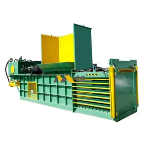 Vải tái chế các tông vật liệu ngang waster giấy baling Machine Sản xuất tại Trung Quốc