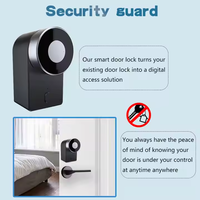 Serrure intelligente Secukey Euro Lock TTLock avec contrôle par application BLE, bouton rotatif sans changement de cylindre, contrôle d'accès haute sécurité