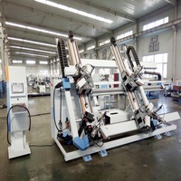 Machine de sertissage à 4 coins super intelligente 7,5 kW à commande PLC pour fenêtres et portes en aluminium, à pression hydraulique automatique