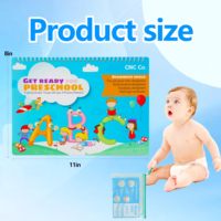 Carpeta de actividades preescolares para autismo, juguetes para niños pequeños, aprendizaje educativo, libro ocupado para niños, libros de Aprendizaje Temprano