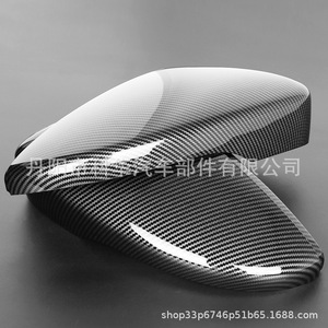 Coques de rétroviseurs en fibre de carbone pour Volkswagen Sagitar Magotan CC Scirocco Beetle 10-15, ensemble complet gauche et droit - Product Image 4