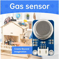 Zetok MQ-2 Modul Deteksi Kualitas Udara Kit Sensor Gas/Asap (GS02) untuk Proyek DIY ESP32 & Pendidikan STEM