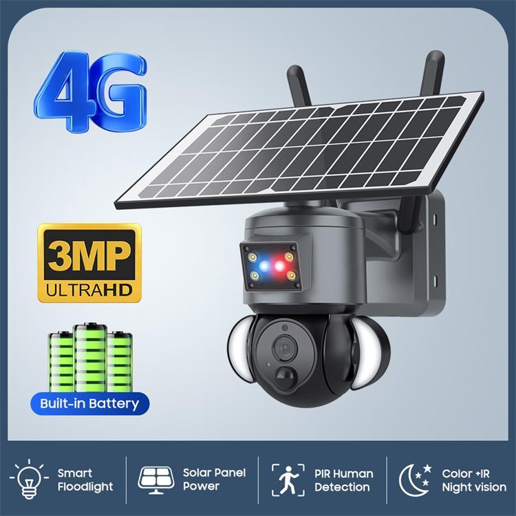 Cctv Camera with Solar Panel Outdoor Solar Cctv Wifi Powered Camera Wireless Solar Security Camera System · image 5