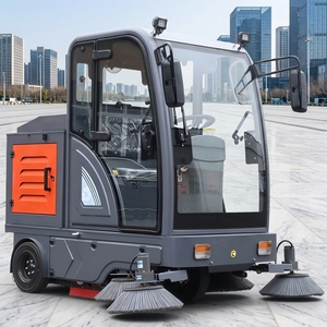 Machine <span class=keywords><strong>de</strong></span> nettoyage <span class=keywords><strong>de</strong></span> rue polyvalente à batterie, aspirateur autoporté pour les tâches <span class=keywords><strong>de</strong></span> nettoyage des places publiques et des lieux d'événements extérieurs - Product Image 1
