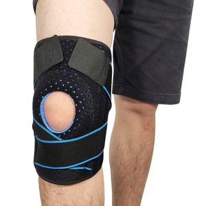 สนับเข่าแบบเจลรองรับแรงกระแทก ระบายอากาศได้ดี ปรับระดับได้ สายรัดยืดหยุ่น หลายสี ผลิตจากไนลอน/โพลีเอสเตอร์ สำหรับวิ่ง - Product Image 2