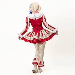 Disfraz de Payaso Harley Quinn para Mujer, Disfraz para Fiesta de Halloween, Actuación de Magia, Disfraz para Disfrazarse - Product Image 4
