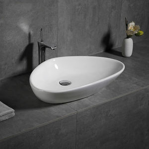 Triangle unique Céramique Art Face Basin Star Hotel bacia de banheiro Salle de bain Lavabo de table - Product Image 2