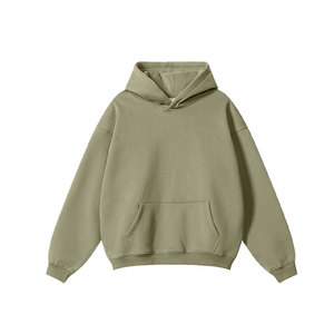 Sudadera con Capucha de Color Sólido, Estampada y Bordada, con Capucha, para Deportes y Uso Diario, Cantidad Mínima de Pedido Baja - Product Image 5