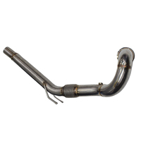 Tuyau d'échappement haute performance en acier inoxydable DEX pour Volkswagen Golf MK7/MK7.5 1.4T 2013-2020