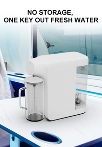 Système <span class=keywords><strong>de</strong></span> filtre à eau par osmose inverse <span class=keywords><strong>de</strong></span> comptoir Purification en 5 étapes Mini purificateur d'eau portable RO avec <span class=keywords><strong>carafe</strong></span> en verre externe - Product Image 4