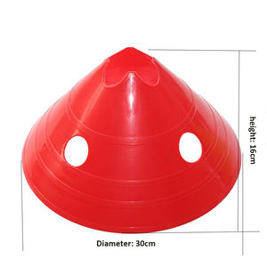 6 İnç Futbol Büyük Disk Konisi Delikli Çeviklik Antrenman Spor Konisi Plastik ve Tutucu Çocuklar İçin Futbol Basketbol Sahası İşaretleyicileri - Product Image 6