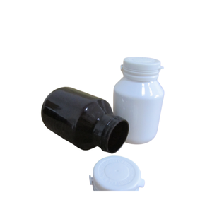 Botella de pastillas de plástico PET para tabletas, cápsulas, botella de suplemento de medicina blanca, tapas desmontables - Product Image 5