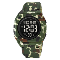 SKMEI 2160 Cool Trend Relojes digitales a prueba de agua Reloj despertador luminoso Reloj electrónico para hombre con luz Led