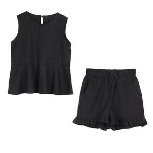 Ensemble de vêtements pour bébé fille nouveau style, t-shirt et pantalon, emballage en gros, vente en gros d'usine - Product Image 1