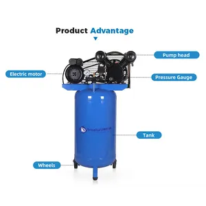 Compressore d'aria Mobile industriale con trasmissione a cinghia De Aire De Piston di vendita calda