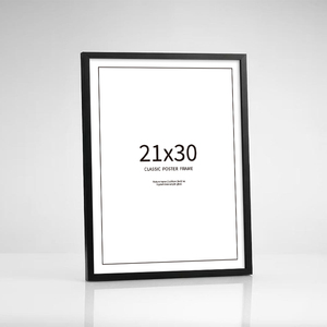 Wholesale Solid Wood Poster Picture <strong>Frame</strong> Multi Size A1 A3 A4 <strong>A5</strong> 4x6 5x7 8x10 11x14 16x20 Black White <strong>Frame</strong> - Product Image 1