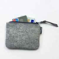 Tas Dompet Koin Wanita, Tas Kantong Ritsleting Portabel Warna-warni Kecil Kualitas Tinggi