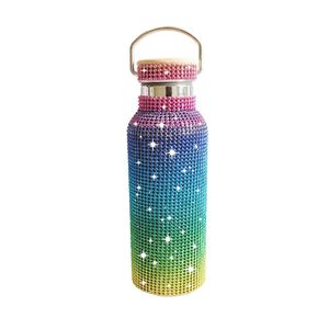 Meilleur Cadeau – Bouteille Thermos Isotherme en Acier Inoxydable 17 oz avec Strass – Design Bling – Tasse de Voyage Sportive Isolée – Cadeaux Personnalisés de Luxe - Product Image 4