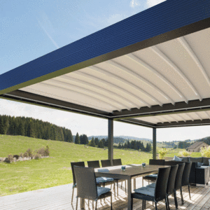 Pergola motorisée rétractable pour terrasse extérieure, protection solaire en gros - Product Image 2