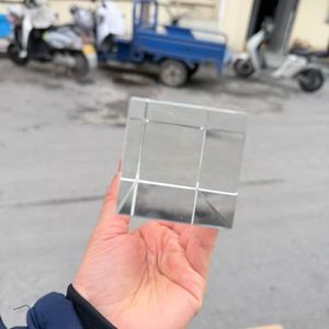 ADL 50 50 200 240 Bloc de verre cristallin massif décoratif à finition fine pour la construction, briques de verre, blocs décoratifs pour murs et artisanat - Product Image 4