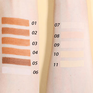 Poudre Compacte Vegan Personnalisée 11 Couleurs Maquillage Fond de <span class=keywords><strong>Teint</strong></span> Longue Durée Couvrance Totale Mat Poudre Pressée pour Peau Foncée - Product Image 3