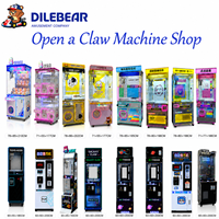 Máquina de garras con diseño plegable, reduce costos de envío, instalación en 10 minutos, alto ROI, máquina de grúa de juego comercial para arcade