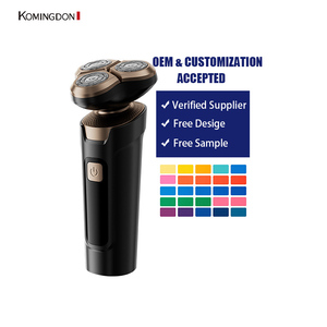 เครื่องโกนหนวดไฟฟ้า 5-in-1 รุ่นใหม่ สำหรับผู้ชาย ชาร์จผ่าน USB ได้ มาตรฐานกันน้ำ IPX7 ตัดแต่งหนวดเครา ขนจมูก เครื่องโกนหนวดแบบหมุน กำจัดขนบนใบหน้า RV - Product Image 2