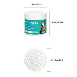 100 Stück Großhandel Pet Eye Reinigung Pet Dog Cat Round Pad Mild Keine Reizung Pflege tücher Pet Groom ing Products - Product Image 6