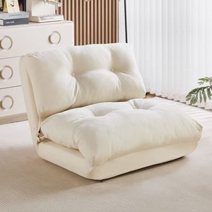 Tufted Fabric Bean Bag <b>Sofa</b> <b>Floor</b> Seat Lounge Chair for Bedroom Living Room - Product Image 5
