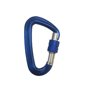 Mousqueton en alliage d'aluminium 25KN avec verrouillage à vis pour l'escalade, l'alpinisme et le yoga aérien - Product Image 1