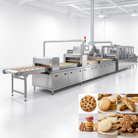 Ligne de production automatique de petits biscuits, machine à fabriquer des biscuits, équipement multifonctionnel pour l'industrie alimentaire