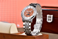 Montre pour homme PAGANI DESIGN New PD1795, chronographe à phases lunaires, 40 mm, verre saphir, étanche 10 bars, bracelet en cuir, quartz, montre-bracelet pour affaires