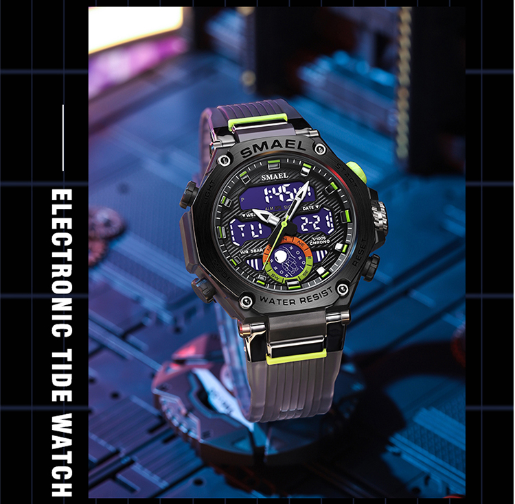 Newest Men's popular Watches Big Brand SMAEL 8069 Men Digital Sport Watches