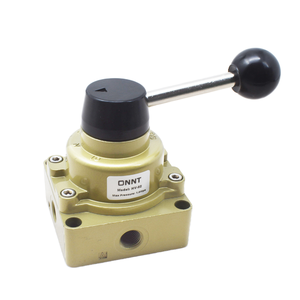 Válvula de Control Direccional de Gas Neumática de 2 Posiciones y 4 Vías, Serie HV, 1/4'', 3/8'', 1/2'', Operada Manualmente con Palanca Rotatoria, OEM - Product Image 1