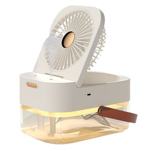 Ventilador de Niebla de Agua Pequeño y Refrescante para Oficina, Escritorio y Dormitorio, Humidificador 2 en 1 con Rociador - Product Image 1