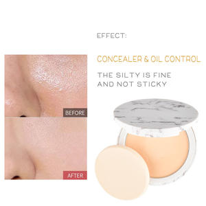 La <span class=keywords><strong>mejor</strong></span> base de polvo prensado <span class=keywords><strong>Cobertura</strong></span> completa Polvo compacto natural de larga duración Etiqueta privada - Product Image 3