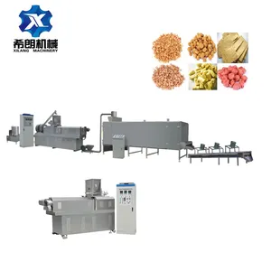 Tvp Chunks Textured Meat Soya Protein Soya Bean Chunk Lowest Price Range Machine Protein Meat Analog Soy Nugget Machine