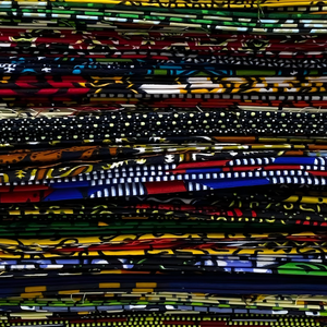 Tissu africain <span class=keywords><strong>en</strong></span> coton ciré de 6 yards, tissu Ankara, matériaux de couture de style Ghana et Nigéria - Product Image 6