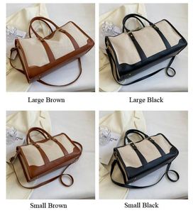 Women's Carrying Short Distance Travel Bag Canvas Business Trip Large and <b>Small</b> Reinforced Hand Luggage Bag Leisure Bag - Product Image 6
