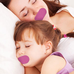 Soft Medical Grade <b>Fabric</b> & Latex Free Lavender Scent Mouth Tape Oval Shape Sport Sleep <b>Strips</b> for Shut Mouth Snoring Sleeping - Product Image 6