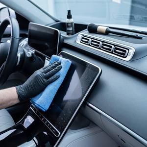 Panno per Dettagli Auto in Suede Fantasia a Trama Perlata, Senza Pelucchi, Altamente Assorbente, Premium, per Cruscotto e Vetri Auto, Esportazione B2B, Direttamente dalla Fabbrica - Product Image 3