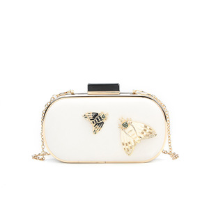 Elegant <b>evening</b> gown clutch, women's chain crossbody <b>small</b> square <b>bag</b>, Korean style banquet <b>bag</b>/handbag - Product Image 2