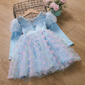 OEM Fabriek Op Maat Kinderjurkjes Zomer Avond Gala Gerimpelde Bloemenjurk voor Meisjes 4 Jaar - Product Image 4