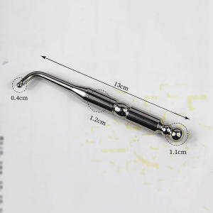 Pluma de acupuntura de acero inoxidable de alta calidad al por mayor portátil de doble cara para aliviar la tensión muscular facial - Product Image 3