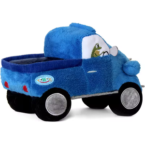 Petit camion bleu personnalisé du fabricant Jouet en peluche doux Animal en peluche Couette en coton Cadeau technique brodé Anniversaire du garçon - Product Image 3